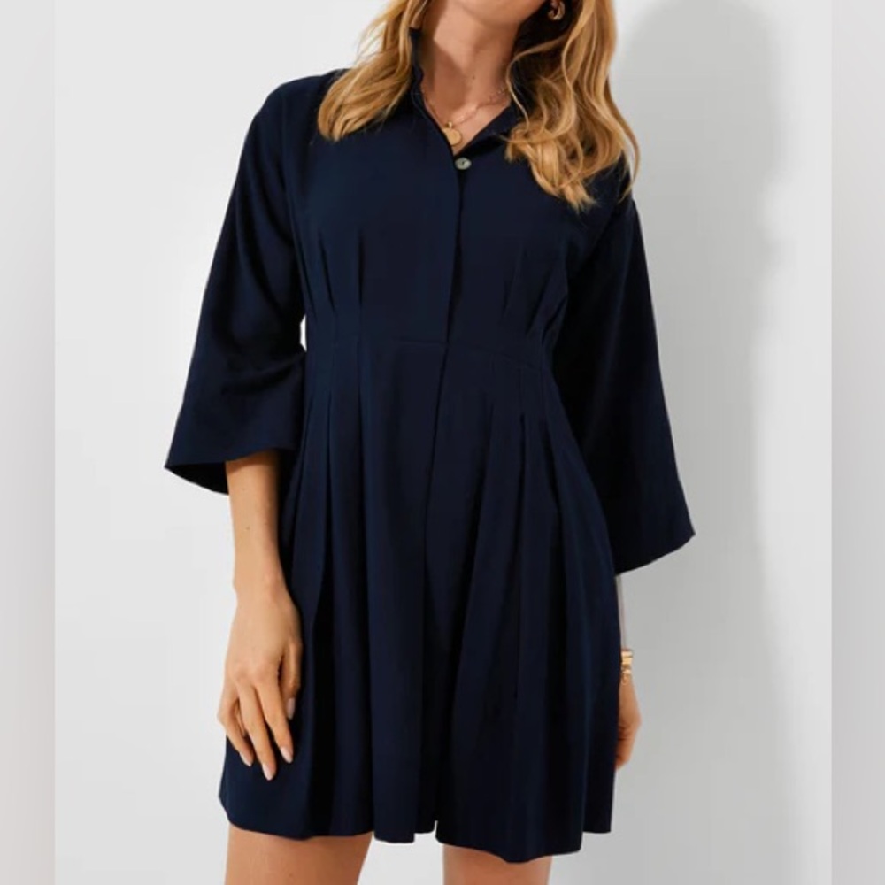 Tuckernuck Pomander Place Navy Darien Dress Size Large